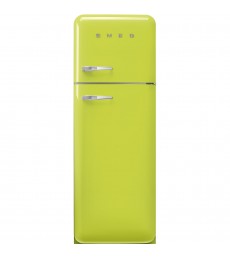Smeg FAB30RVE1 - Kombinovaná chladnička s mrazničkou, pravý pant, LIMETKOVĚ ZELENÁ, energetická třída A++