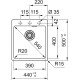 granitový dřez Franke MRG 610-39 FTL